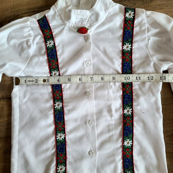 Vintage kids Ruffniks shirt with traditional embroidery design. - Picture 8 of 10
